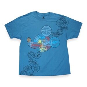 Disney Parks  Rides Graphic T Shirt Men's Magic Kingdom Animal Kingdom Epcot‎ XL